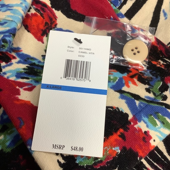 NWT Mercer Street Studio Cardigan Size XL - Picture 4 of 9